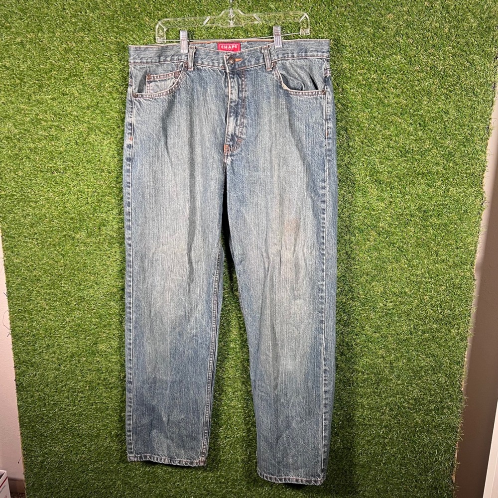 Vintage Chaps Denim Jeans Mens 36x30‎ Blue Straight Leg Classic Fit Cotton